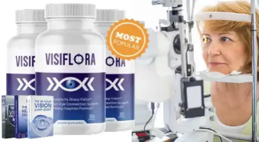 How does VisiFlora work through the gut eye support system